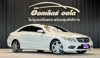 Mercedes-Benz E350 CDI COUPE 2010 full